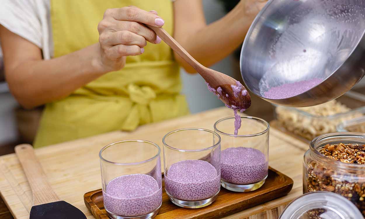 Ube Latte: alles über das trendige violette Getrank, seine Vorteile und einfache Rezepte